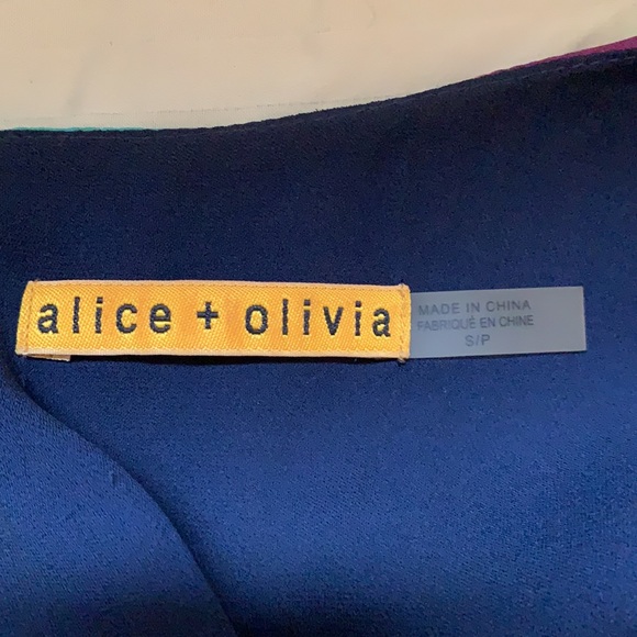 Alice + Olivia multi-colored Silk Dress - Picture 3 of 6